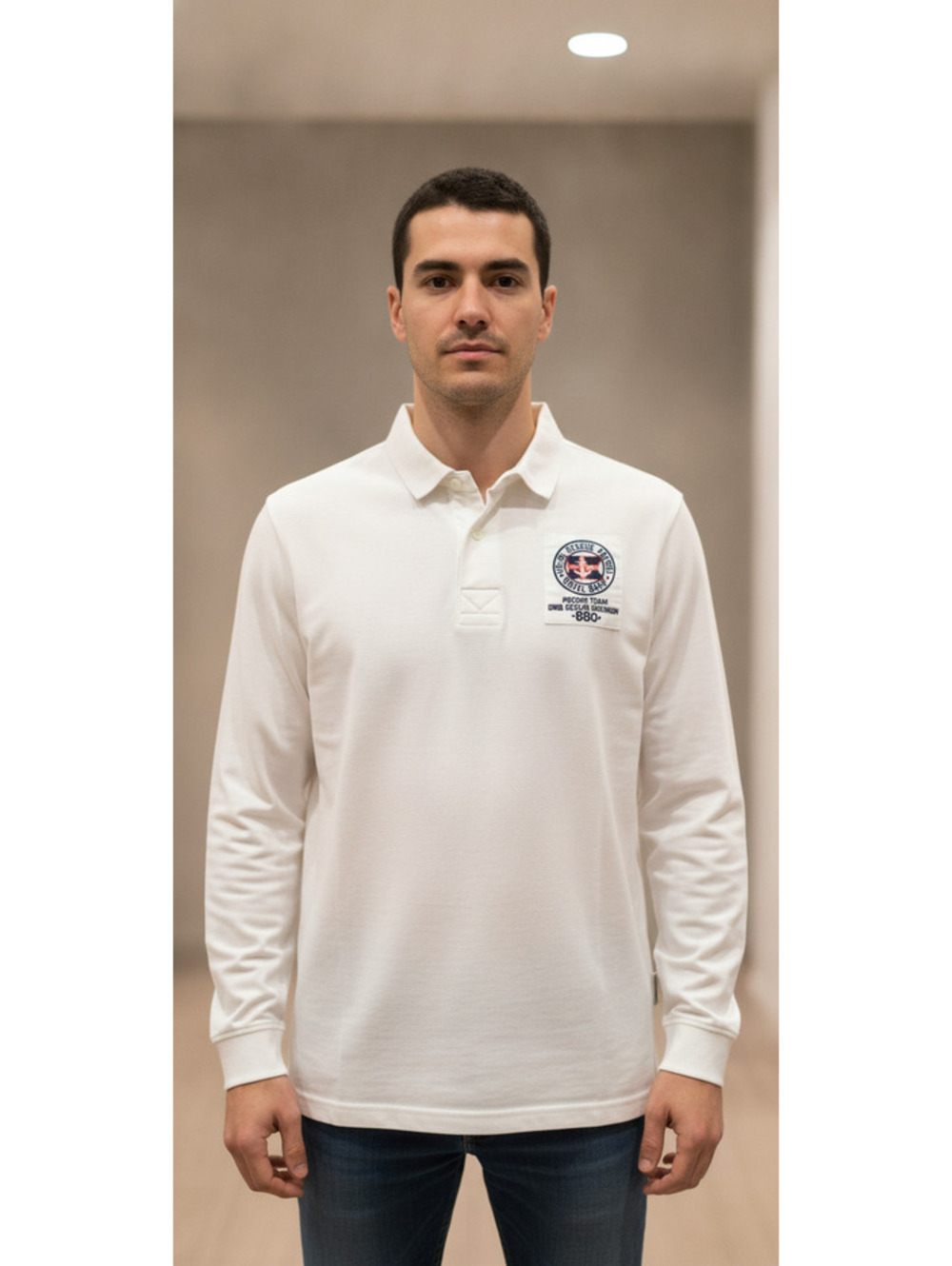 Polo Ralph Lauren US-RL Rescue Patrol Recon Team White Color XL Custom Fit.